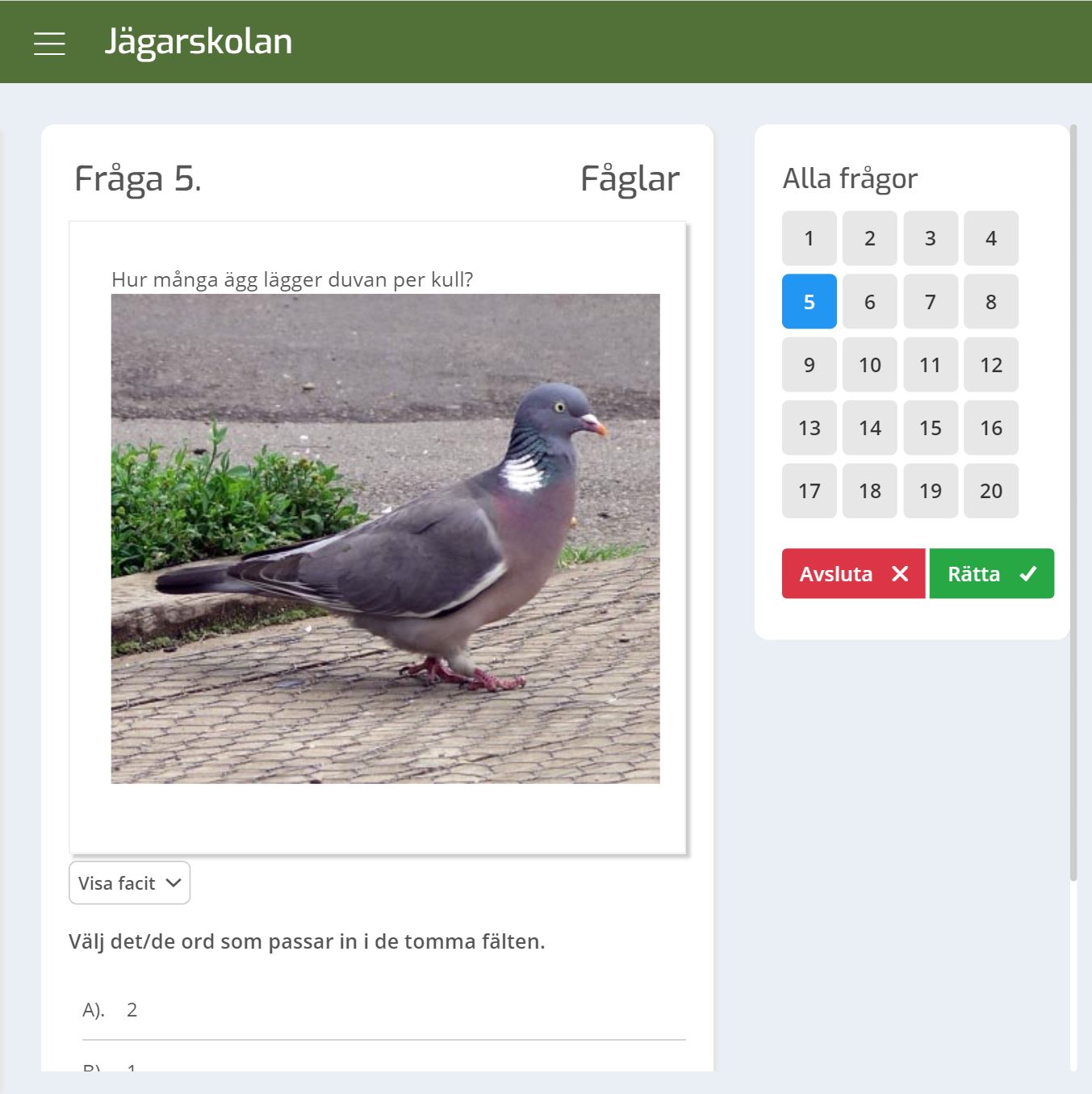 Över 1000 övningsfrågor